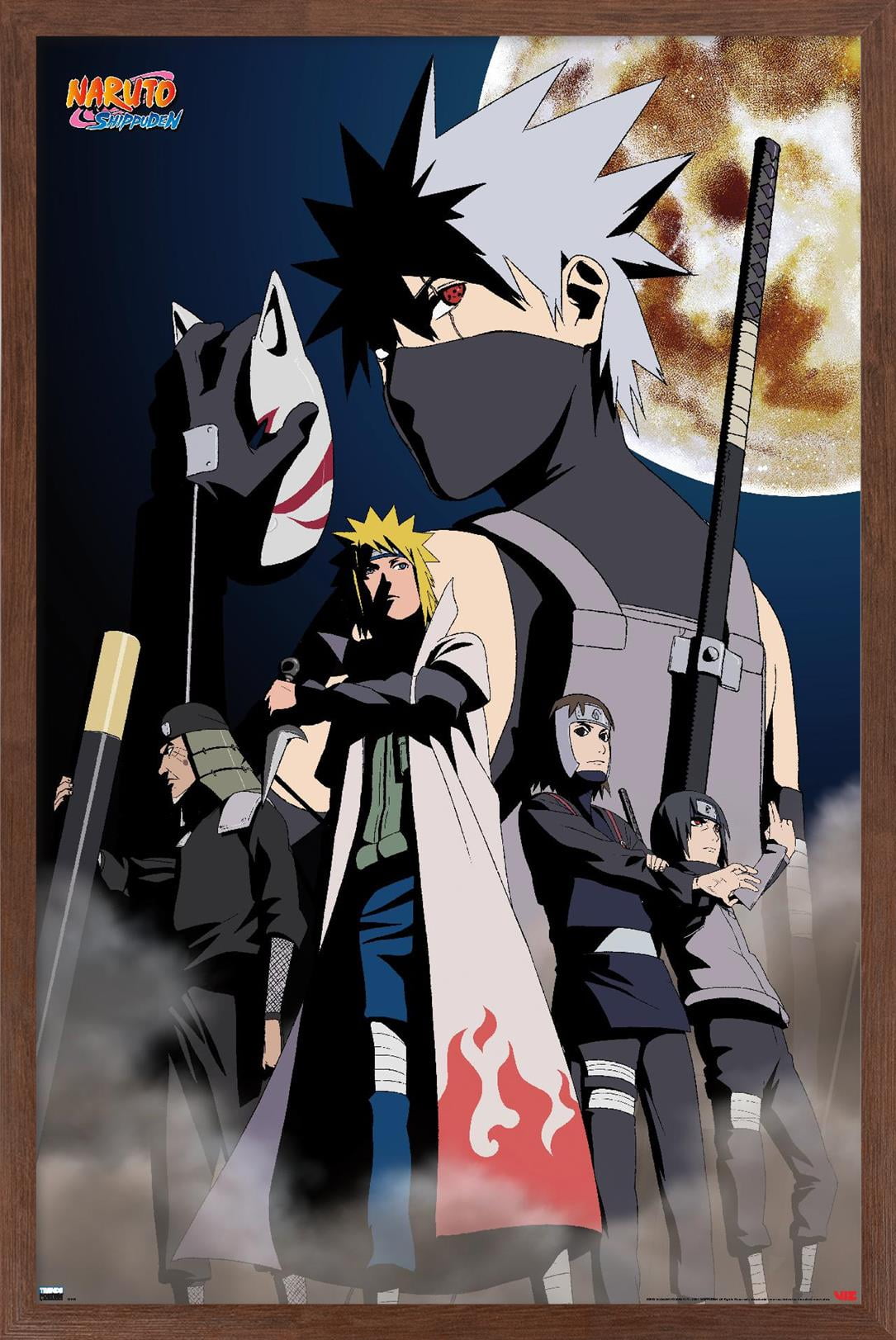 TenorArts Kakashi Hatake Poster Naruto Anime Laminated Poster Framed  Painting with Matt Finish Black Frame (12inches x 9inches) : :  Home & Kitchen