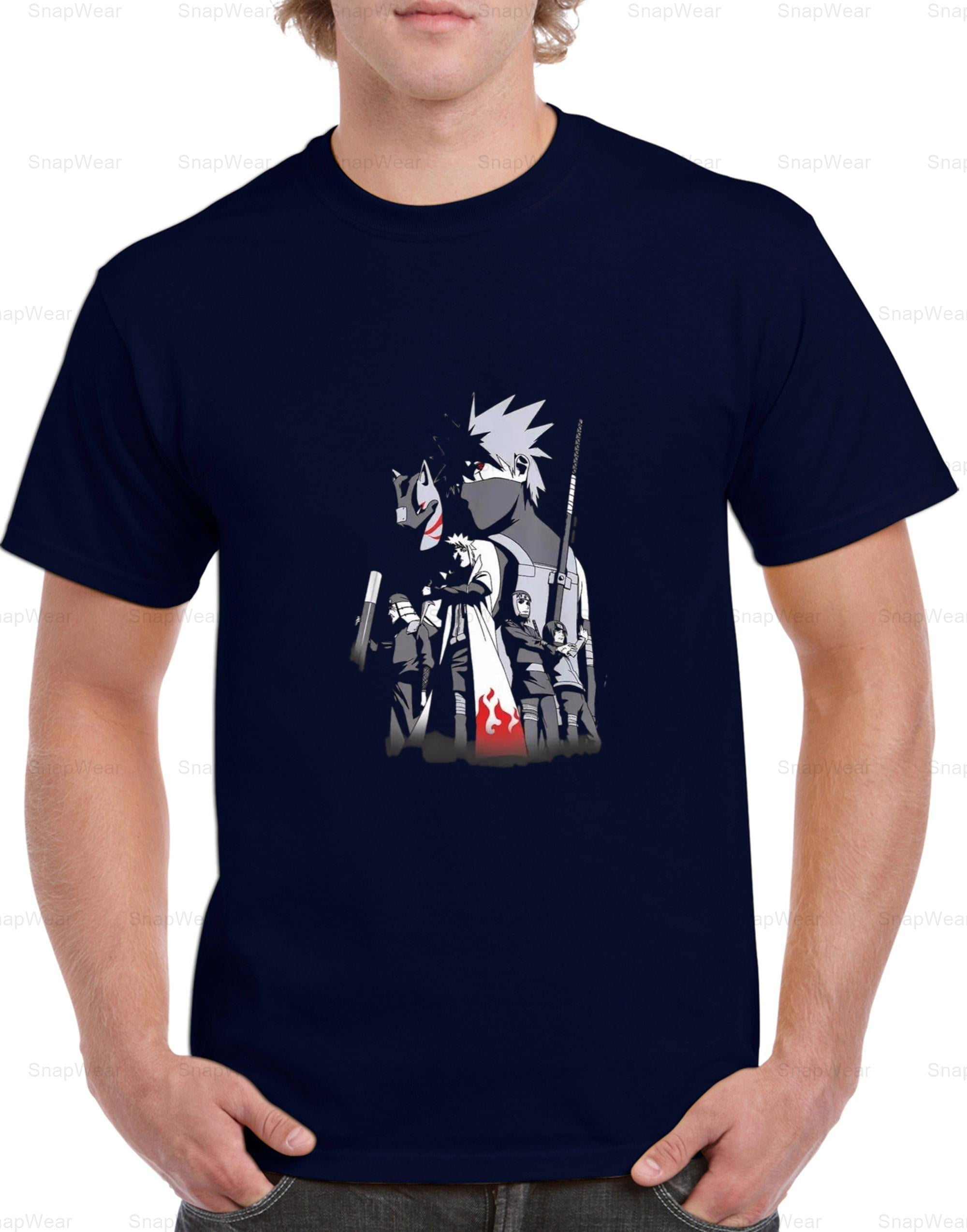 NARUTO SHIPPUDEN Naruto Shippuden Hatake Kakashi Anime Character Print T-Shirt Men's XXL /eaa525813