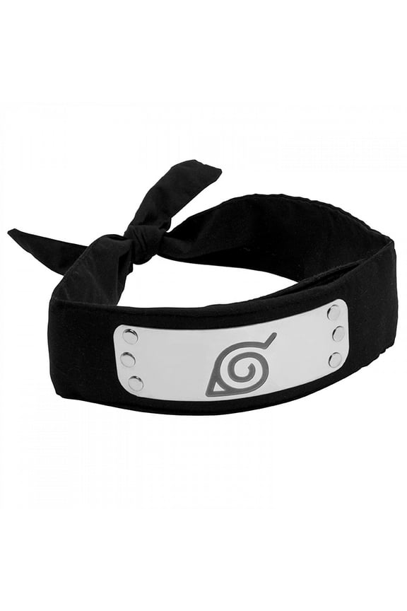 Naruto Shippuden Konoha Headband Official Leaf Village Ninja Cosplay Accessory Adjustable Anime Costume Prop Gift for Naruto Fans