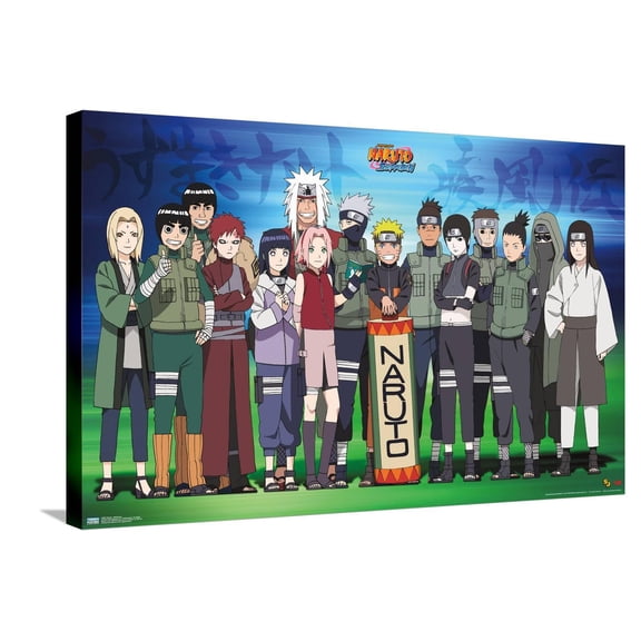 Naruto Shippuden - Makimono Canvas Wall Poster, 22.375" x 34"