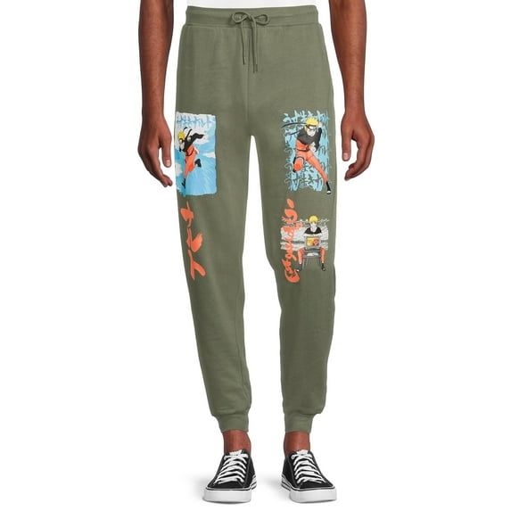Naruto Shippuden Men's & Big Men's Graphic Jogger Pants