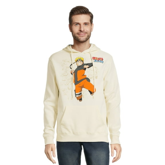Naruto Shippuden Men's & Big Men's Graphic Print Hoodie Sweatshirt, Sizes S-XL