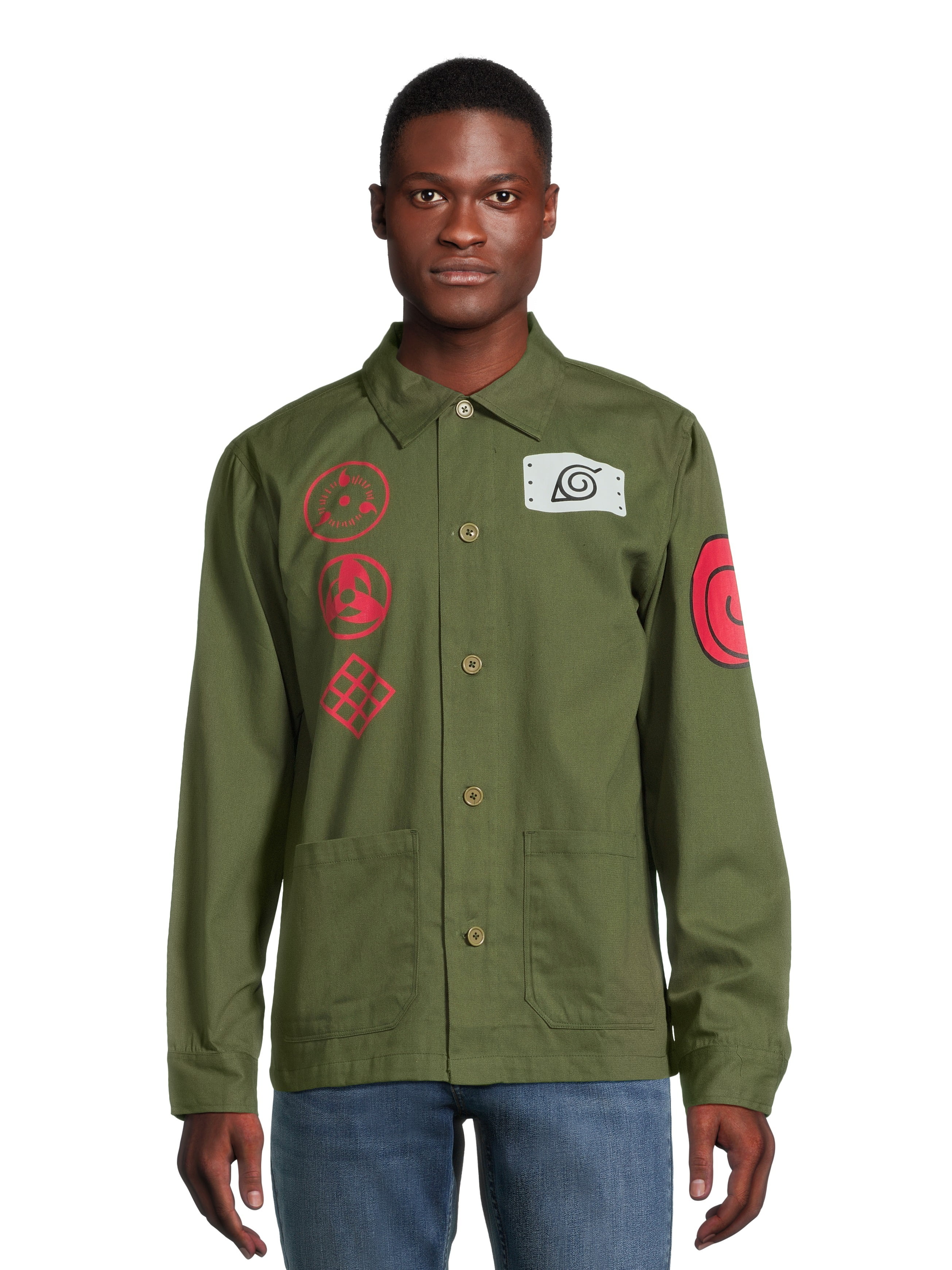 Naruto Shippuden Men's \u0026 Big Men's Kakashi Hatake Cotton Jacket, Sizes  S-2XL - Walmart.com