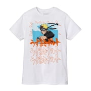 Naruto Shippuden Mens Short-Sleeve Graphic T-Shirt White
