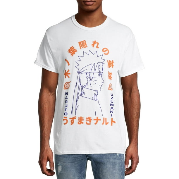 Naruto Shippuden Men s Short Sleeve Graphic Tee Walmart Business Supplies