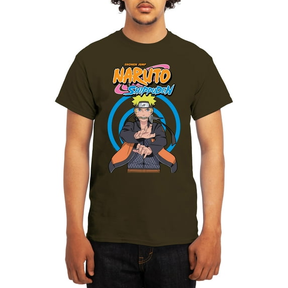 Naruto Shippuden Men's Short Sleeve Graphic Tee