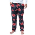 thumbnail image 1 of Naruto Shippuden Mens' Akatsuki Clouds Pajama Sleep Lounge Pants, 1 of 6