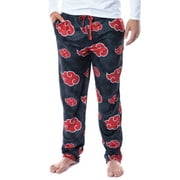 Naruto Shippuden Mens' Akatsuki Clouds Pajama Sleep Lounge Pants