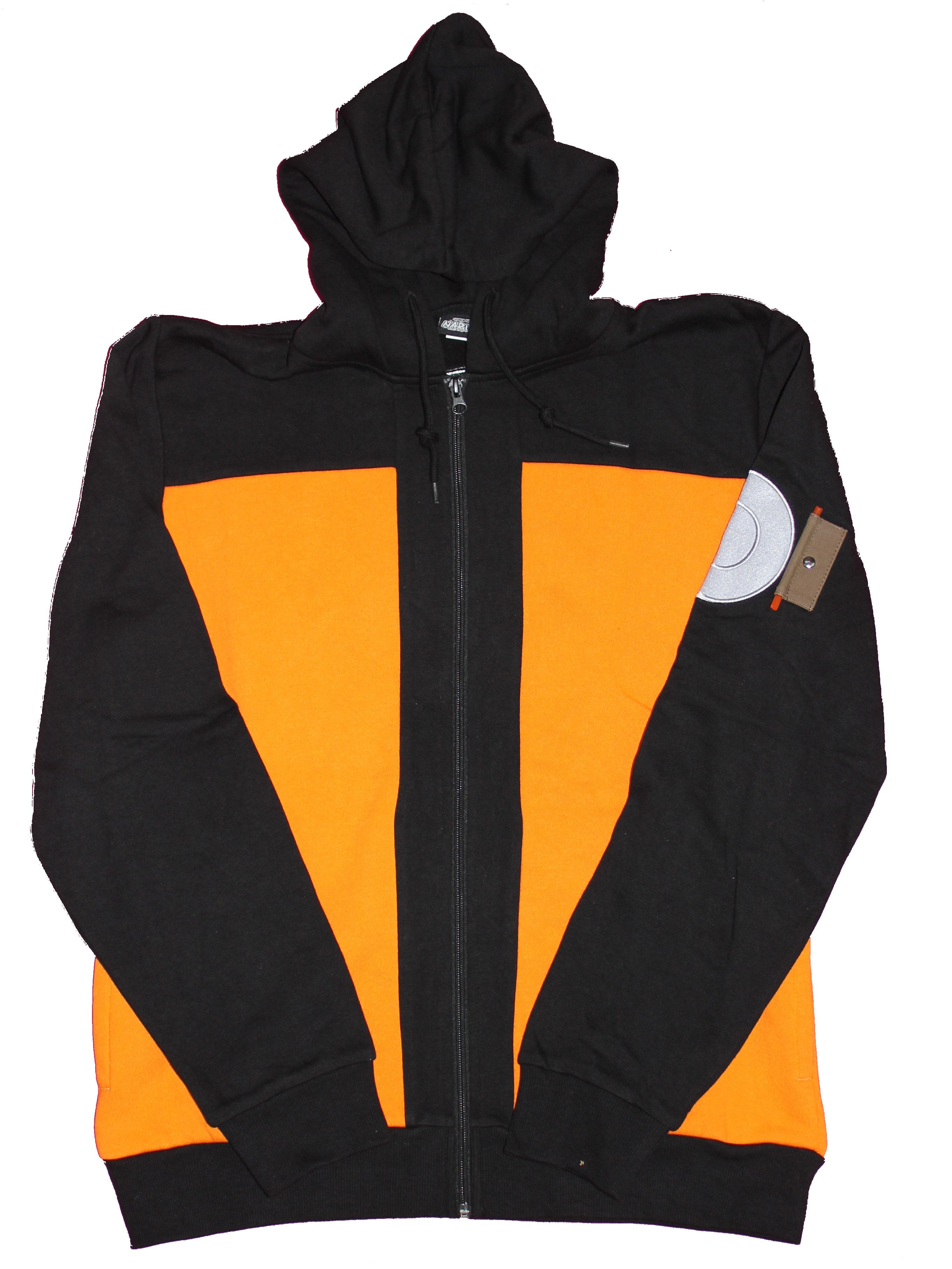 This question has probably been asked a lot, but why does Naruto in the  Boruto series have an orange and black striped jacket, unlike the original  black and orange striped jacket shown