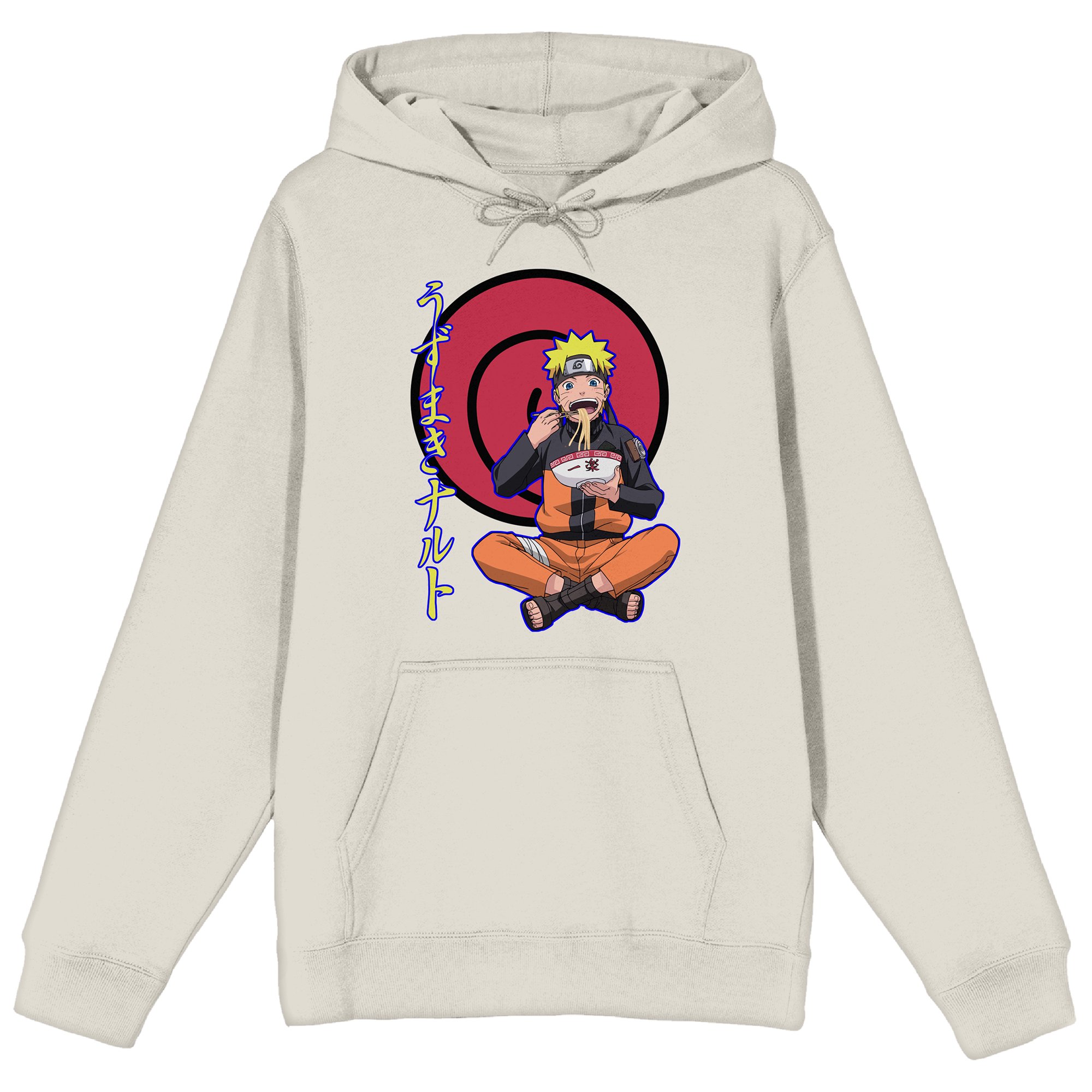 Naruto Shippuden Naruto Eating Ramen Long Sleeve Tofu Men's Hooded  Sweatshirt-Medium - Walmart.com