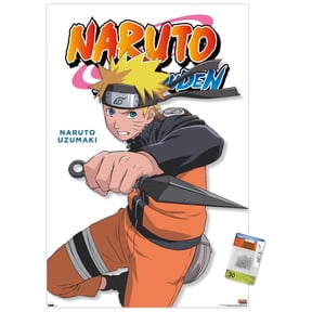Naruto Shippuden - Naruto Feature Series Wall Poster with Push Pins, 22.375" x 34"