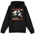 thumbnail image 1 of Naruto Shippuden Naruto & Sasuke Kanji Women's Black Hooded Sweatshirt-6XL, 1 of 3