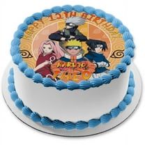 Anime Manga Edible Custom Cake Topper Cake Topper Edible Image Edible Cake  Stiker Decal 
