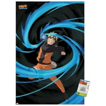 Naruto Shippuden - Naruto Uzumaki Wall Poster with Push Pins, 22.375" x 34"