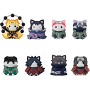 Naruto Shippuden Nyaruto! Defense Battle of Village of Konoha! Mega Cat Project Mini-Figure Box of 8