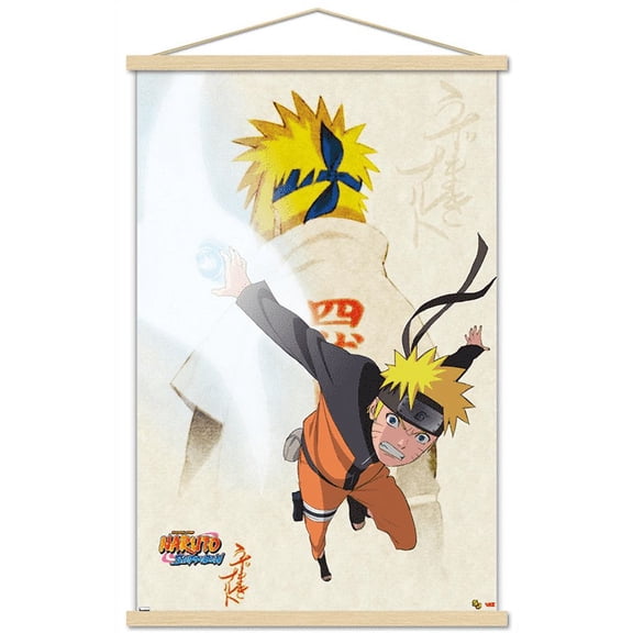 Naruto Shippuden - Powers Wall Poster with Magnetic Frame, 22.375" x 34"