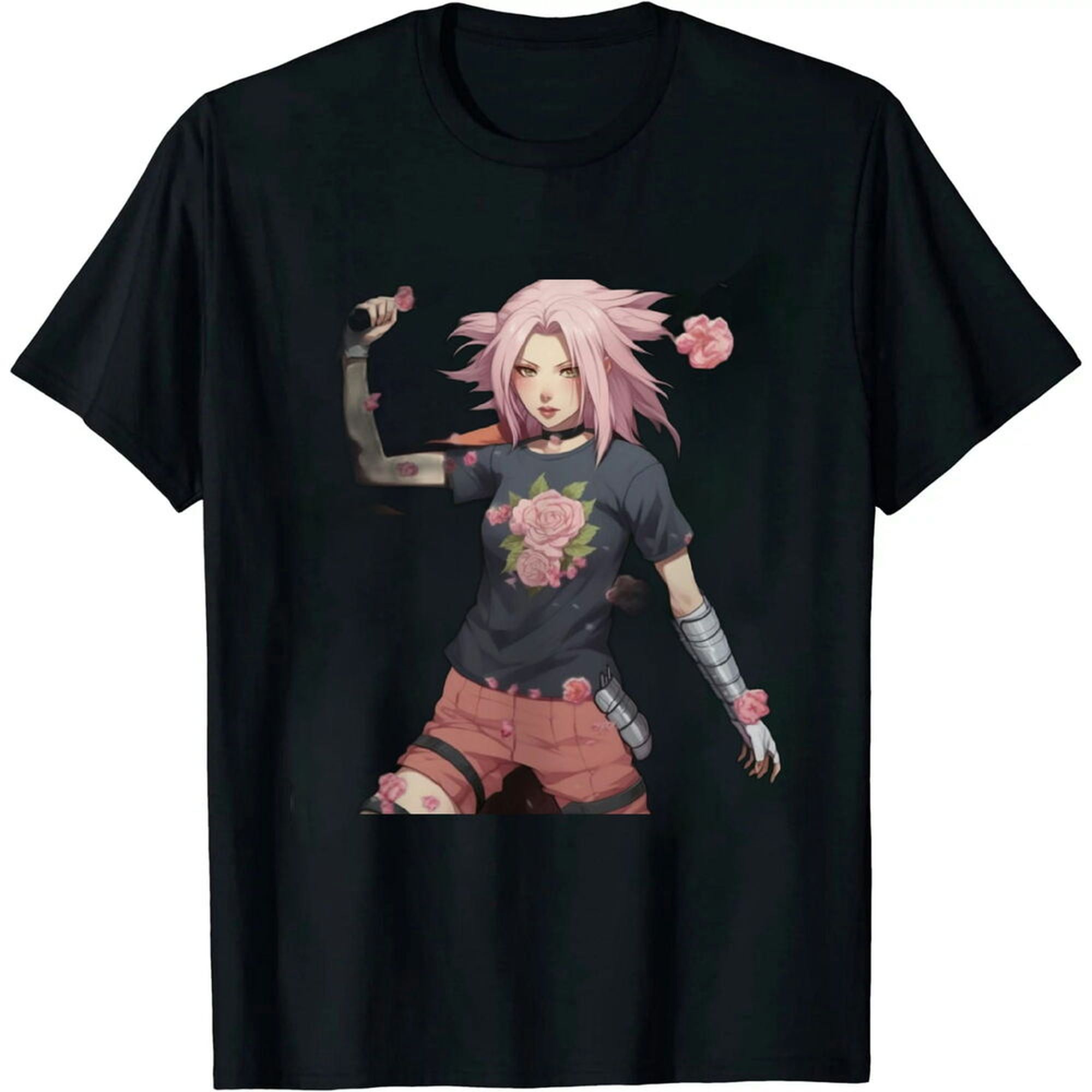 Naruto Shippuden Sakura Blossom Graphic Tee Animeinspired Cherry