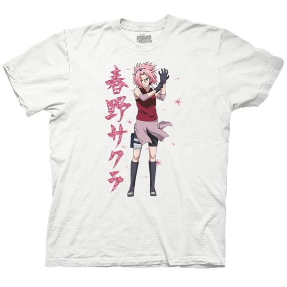 Naruto Shippuden Sakura Cherry Blossoms Anime Adult T-Shirt