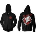 thumbnail image 1 of Naruto Shippuden Sasuke Sharingan Adult Zip Hoodie XL Black, 1 of 2