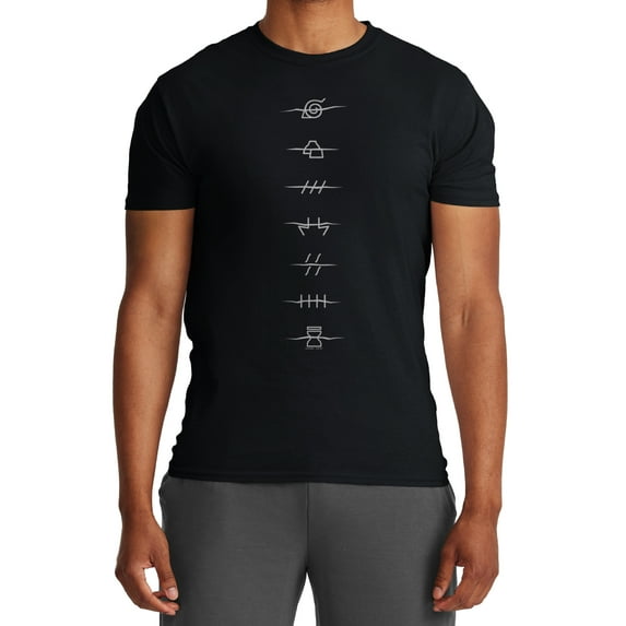 Naruto Shippuden T-Shirt - Village Symbols