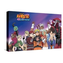 Naruto Shippuden - Together Canvas Wall Poster, 14.725" x 22.375"