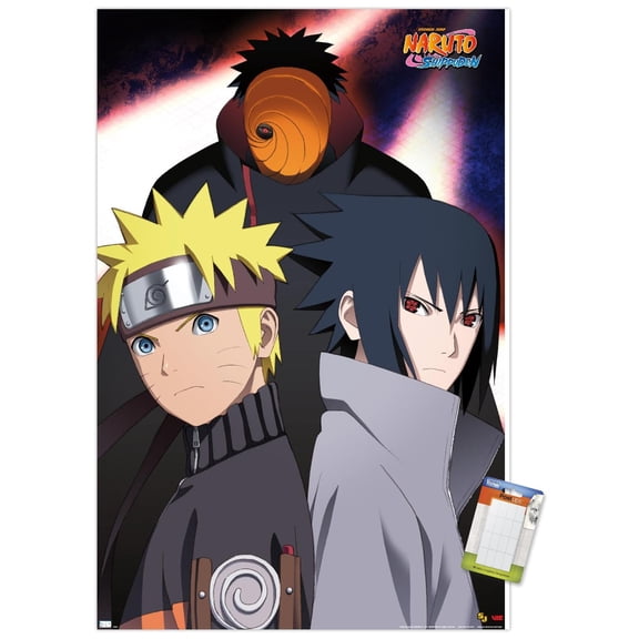 Naruto Shippuden - Trio Wall Poster, 22.375" x 34"