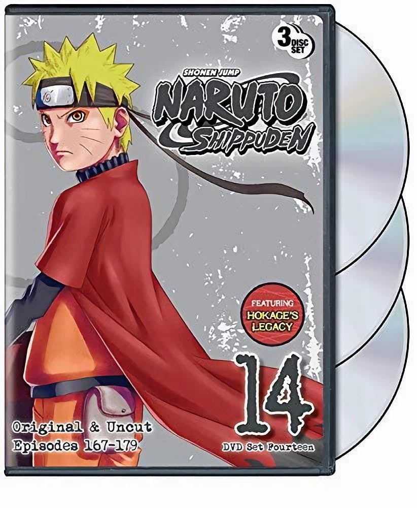 Naruto Shippuden Uncut Set 14 (DVD) [DVD] - Walmart.com