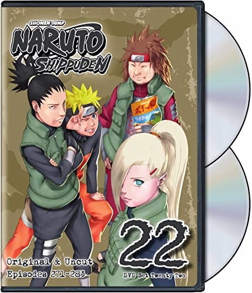 Naruto Shippuden Uncut Set 22 (DVD) [DVD] - Walmart.com