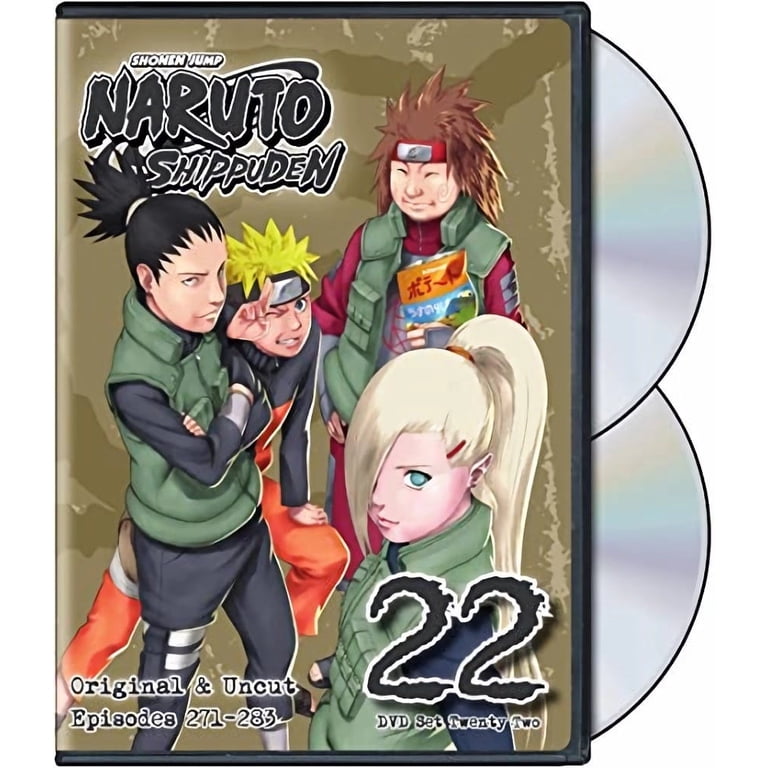 Naruto Shippuden Uncut Set 22 (DVD) [DVD] - Walmart.com