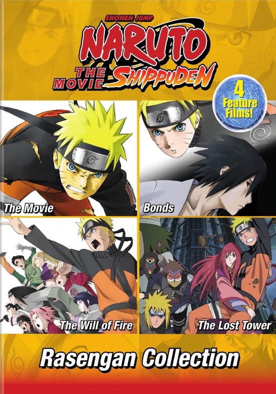 Naruto Shippuden The Movie Rasengan Collection DVD Walmart
