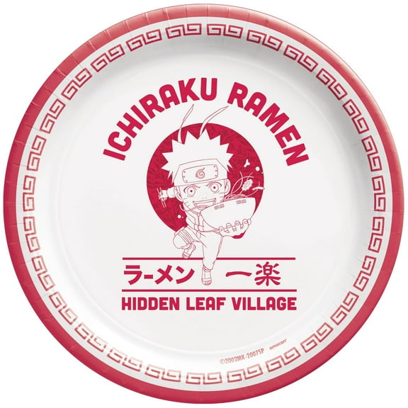 Naruto Small Paper Plates (8ct)