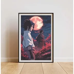 Naruto The Famous Character Of Sasuke Uchiha Sauske 3 Home Decor Office Wall Art Living Room Decor, Paper Poster Only