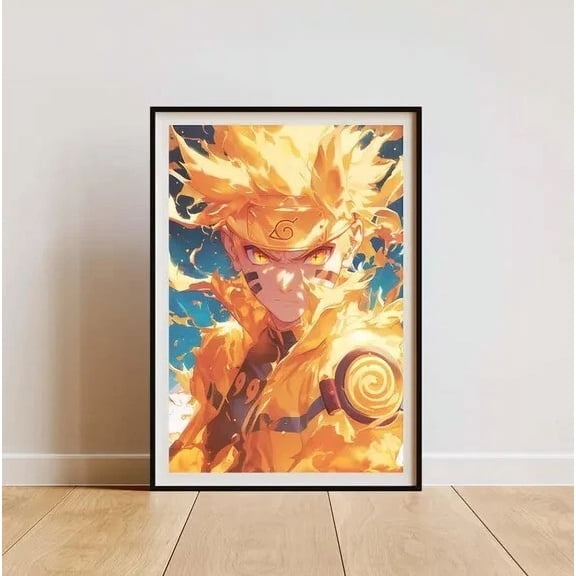 Naruto The Famous Konoha Ninja Ramen Japan Kyubi Kurama 4 Home Decor Office Wall Art