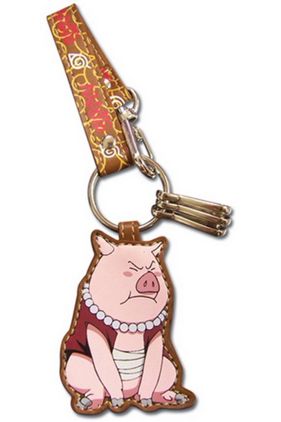Naruto Tonton Leather Keychain