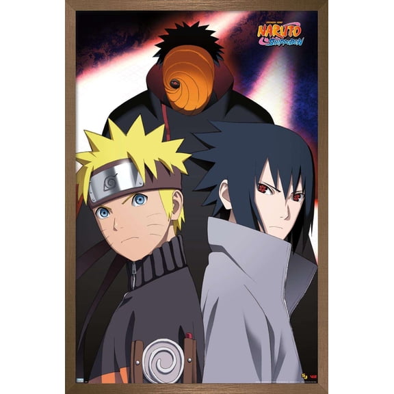 Naruto - Trio Wall Poster, 22.375" x 34", Framed
