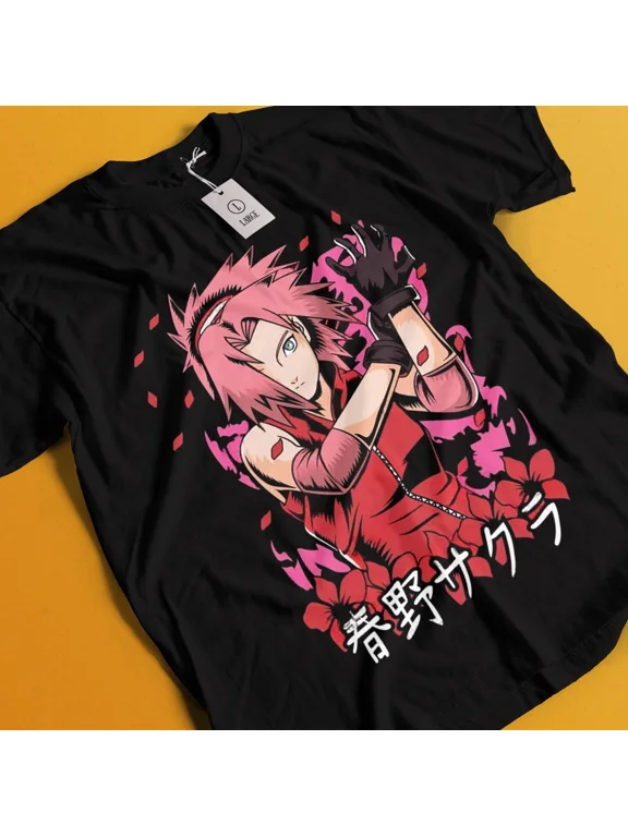 Naruto Tshirt Sakura Shirt Sasuke T-Shirt Tsunade Tee Kakashi Anime T-shirt Sizes S-5XL
