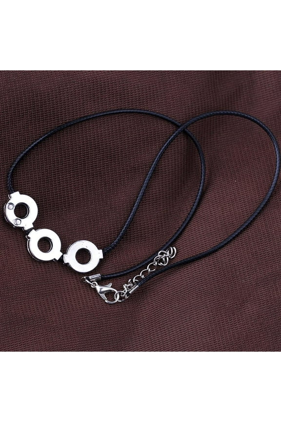 Naruto Uchiha Itachi Necklace Leather Chain Choker Necklace Personality Of Fashion Charms Gift