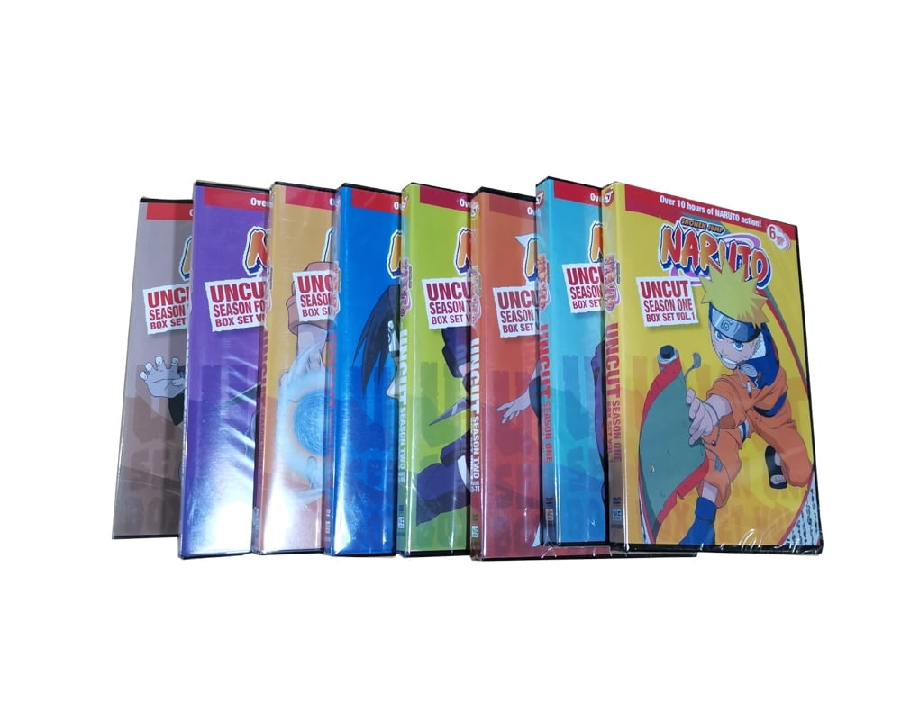 Naruto Uncut: Complete Series Seasons 1-4 220 Episodes (DVD