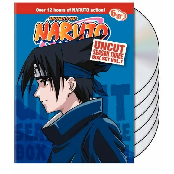 Naruto Uncut Season 3 Vol 1 Box Set [DVD]