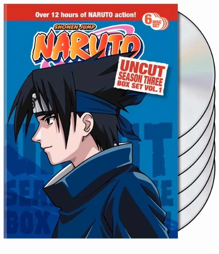 WARNER BROS. Naruto Uncut Season 3 Vol 1 Box Set [DVD]