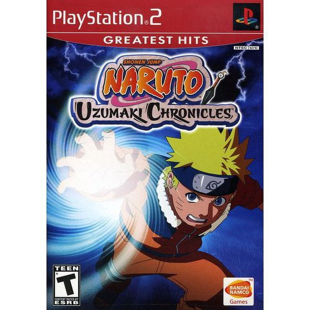 SHONEN JUMP NARUTO UZUMAKI CHRONICLES - PLAYSTATION 2 VIDEO GAME COMPLETE  PS2