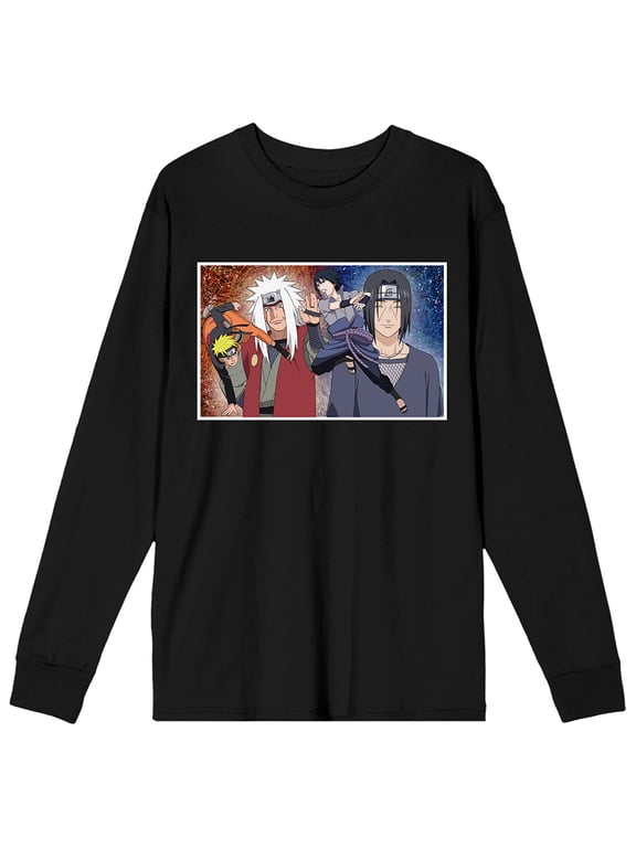 Naruto Uzumaki and Sasuke Fighting Long Sleeve Tee -XXL