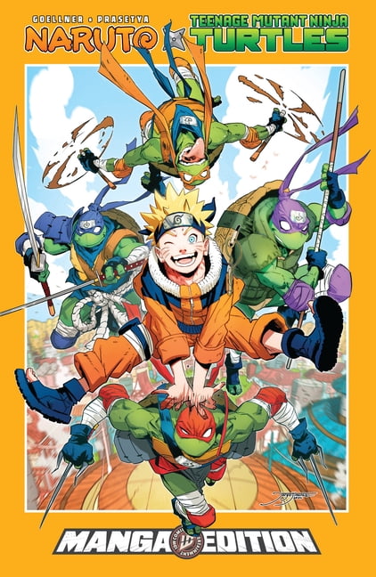 Naruto X Teenage Mutant Ninja Turtles--Manga Style Edition, (Paperback)