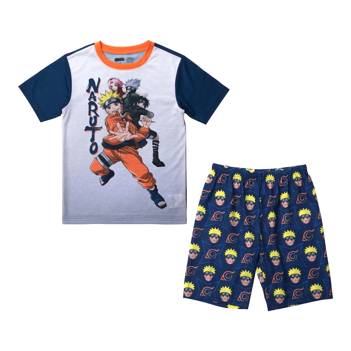 Dragonball Z Anime Cartoon Goku Character Youth Boys Pajama Set Walmart