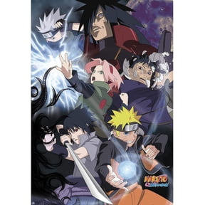 Naruto vs Sasuke - Anime Manga Poster Unframed Size 24''x36'' GooGate