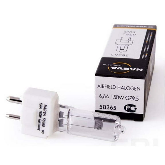 Narva 58365 EWR 6292 6.6A 150W GZ9.5 Base Airfield Bulb