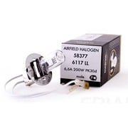 Narva 58377 6117 LL 6.6A 200W PK30d مع موصل ذكر لمبة المطار
