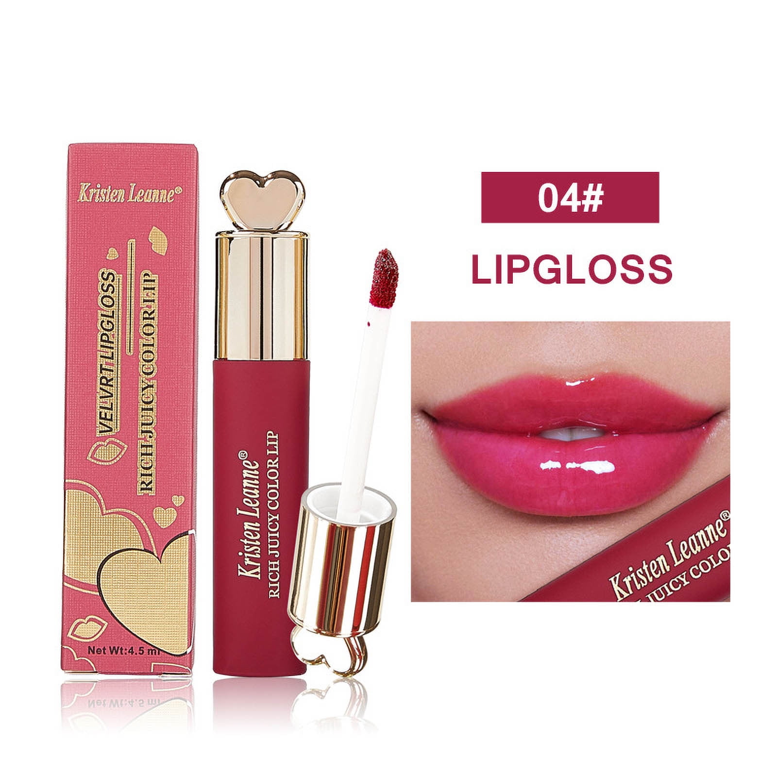 Narveanno Deals Colorretaining Watergloss Mirror Lip Glaze Solid