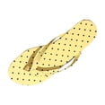 thumbnail image 1 of Narveanno Slim Flip Flops for Women, Ladies Shower Slippers Flat Sandals for Summer Bathroom Beach Pool, Lightweight Basic Thongs Rubber Soft Slide Slip-on Shoes Yellow 7, 1 of 7