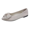 thumbnail image 1 of Narveanno Women Fashion Bowknot Flats Comfort Pointed Toe Dress Shoes, 1 of 6
